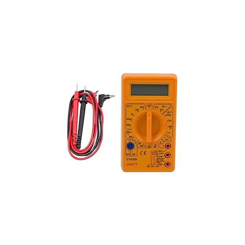 V-TEC Lcd Display Digital Multi-Meter Digital Multimeter (Yellow Color),  Battery Powered : : Industrial & Scientific