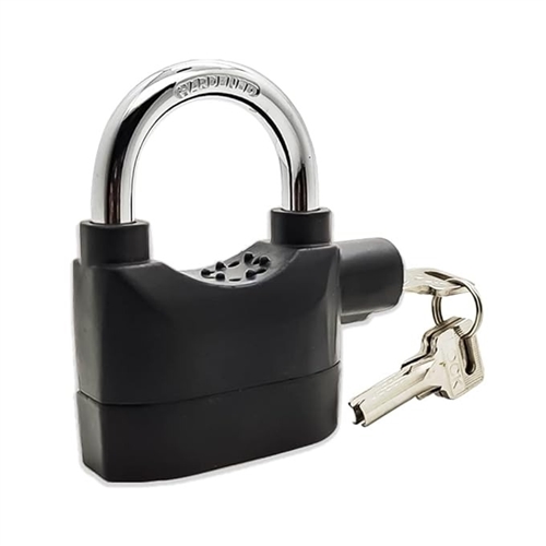 larm Security Lock With Motion Sensor And 3 Keys, Metallic Finish (Black) - Key Lock Visit the VOLO Store