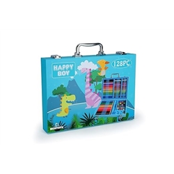 PREMIUM COLOUR BOX 128 PIECES(BLUE)